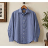 Gitman Bros Dress Shirt Men's 15.5 33 Blue Tailored Fit Cotton USA Made