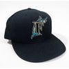 Florida Marlins New Era Diamond Collection Pro Model Hat 7 USA Vintage Wool MLB