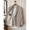 Jos A Bank 48R Beige Linen Wool Sport Coat Blazer Jacket Men's 2 Button