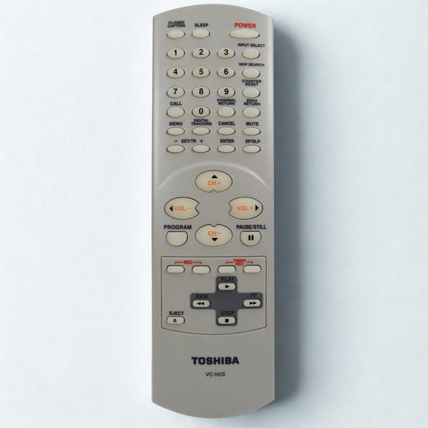 Toshiba VC-N2S TV VCR Remote Control OEM MV13N2 MV19N2 Tested