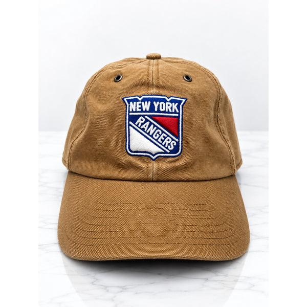 New York Rangers Carhartt 47 Brand Duck Canvas Hat Adjustable NHL Workwear Cap