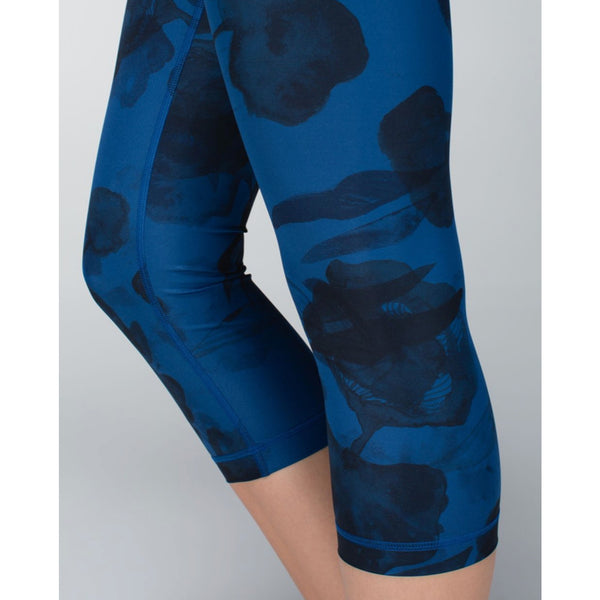 Lululemon Wunder Under Pant Full-On Luxtreme Jumbo Inky Floral Black Inkwell 6