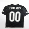 Kid Rock American Badass Football Jersey XL Black Y2K 0 F's Given Vintage