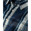 Taylor Stitch x Stetson California Shirt Sz. 2XL 46 Indigo Plaid Organic Cotton