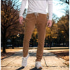 Vuori Optimist Pants Mens Large Camel Corduroy Drawstring Stretch Casual V440 NW