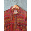 The Territory Ahead Aztec Boho Knit Shirt Mens XL 90s Vintage Heavy Cotton