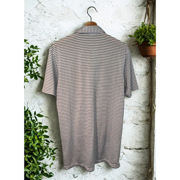 Holderness & Bourne Striped Polo Men’s M Watchung Valley Golf Club Pennant Logo