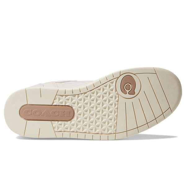 Coach Hi Top Sneakers CD304 Chalk Coated Canvas Women’s Sz 10B NIB MSRP $229