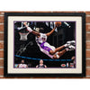 Vince Carter Signed 16x20 Man Can Fly Dunk Photo Fleer Framed 22x26 Raptors Rare