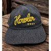 Howler Brothers Rope Hat Gray Wool Blend Snapback Chainstitch Embroidered