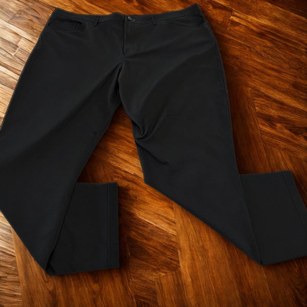 Public Rec Gamechanger 5 Pocket Pants Mens 42x28 Black Stretch Tech EUC