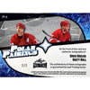 Chris Chelios Brett Hull 2025 Leaf Metal Polar Pairings Dual Auto 1/1 PP-8 SSP