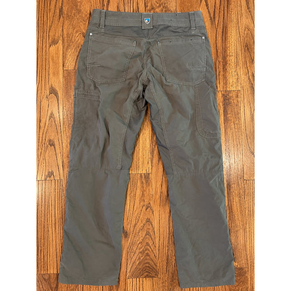 Kuhl Radikl Hiking Pants Men's 31x32 Olive Green Stretch Outdoor Tactical UPF 50