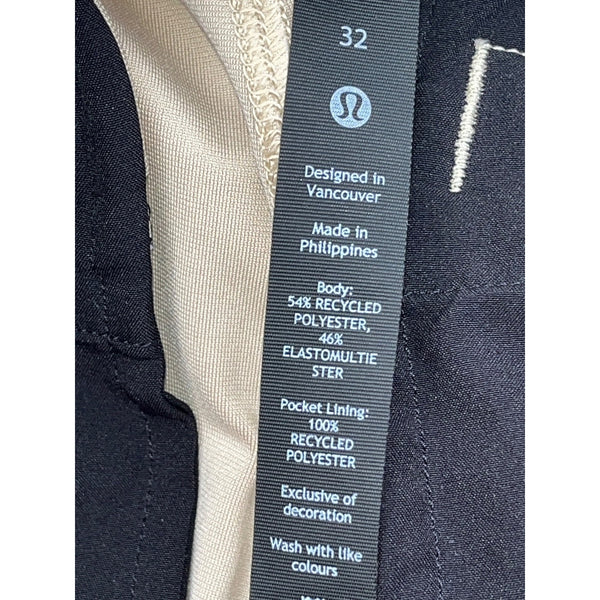 Lululemon Commission Short Relaxed 7" ABC Warpstreme Khaki 32 Men's NWOT