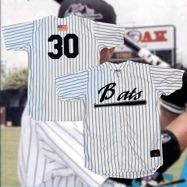 Greensboro Bats Game Used Jersey #30 Rawlings 46 (L) MILB Yankees Affiliate 2002