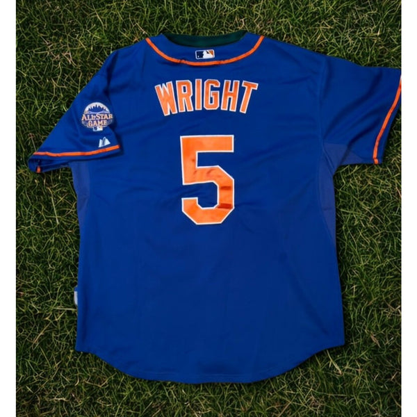 David Wright New York Mets Jersey 52 2XL Majestic Authentic 2013 All Star