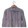 ETON Slim Fit Dress Shirt 16 41 L Purple Check Spread Collar Cotton Luxury