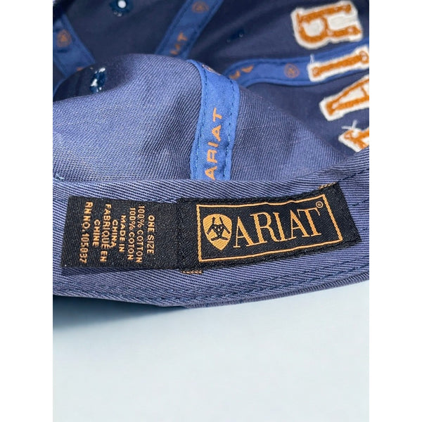 Ariat Since 1993 Hat Blue Adjustable Strapback Dad Cap Western EUC