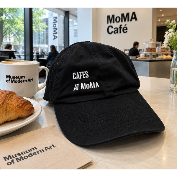 Cafes at MoMA Strapback Dad Hat Black Museum of Modern Art Rare Adjustable Cap