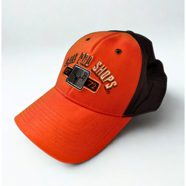 Bass Pro Shops Gone Fishing Orange Brown Adjustable Hat NWOT Outdoor Cap