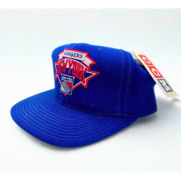 New York Rangers Vintage CCM Snapback Hat 100% Wool NHL Licensed