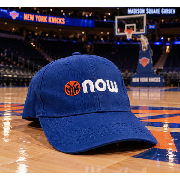 New York Knicks NYK NOW Foot Locker SGA Adjustable Hat Cap Blue Y2K NBA Rare