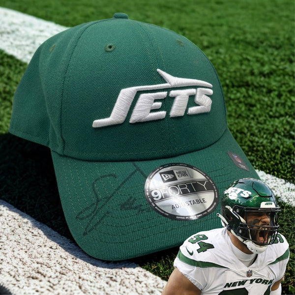 New York Jets Solomon Thomas Signed New Era 9FORTY Strapback Hat Auto