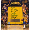 Los Angeles Lakers Forum Floor Signed Jabbar Magic West Baylor 40/125 SSG COA
