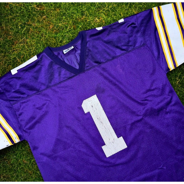 Warren Moon Minnesota Vikings Jersey XL 50-52 USA Logo Athletic NFL Vintage 90’s
