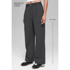 Alo Yoga Suit Up Trouser Regular M Anthracite NWT W51432R Rare Wide Leg Pants