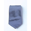Charles Tyrwhitt 100% Silk Tie Blue White Geometric Mens Classic Necktie EUC