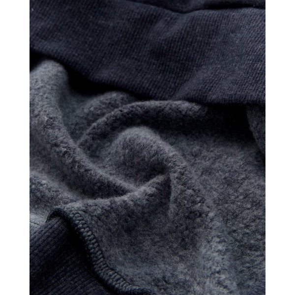 Marine Layer Banks Varsity Hoodie Men's Medium Navy Tri-Blend Pullover NWOT