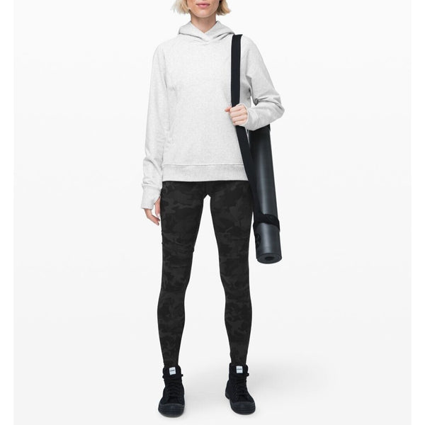 Lululemon Scuba Pullover Cotton Terry Size 8 White 01165