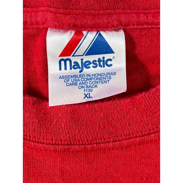 Philadelphia Phillies MLB 2007 NL East Champions Majestic T-Shirt Sz. XL Red