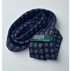 Polo Ralph Lauren Wool Tie Handmade USA Vintage Navy Paisley Dot England