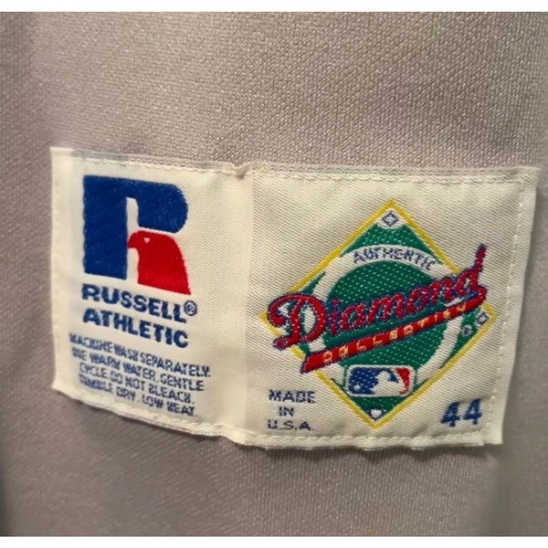 Toronto Blue Jays Russell Athletic Road Jersey 90s USA Sz 44 (L) Vintage