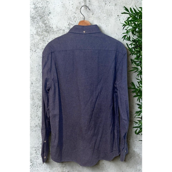 Taylor Stitch The Jack Shirt XL 44 Blue Brushed Cotton Button Down NWOT