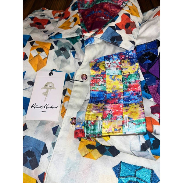 Robert Graham Robot Bulldogs Shirt 2XL NWT Limited Edition 547/725 Graphic Rare