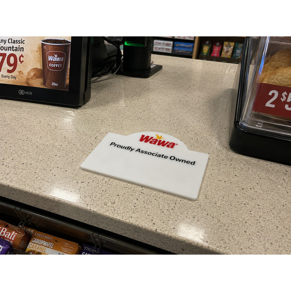 WAWA Convenience Store Employee Name Tag Customer Service Associate Sealed