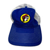 Buc-ee’s Gas Station Blue White Mesh Snapback Baseball Cap Hat EUC