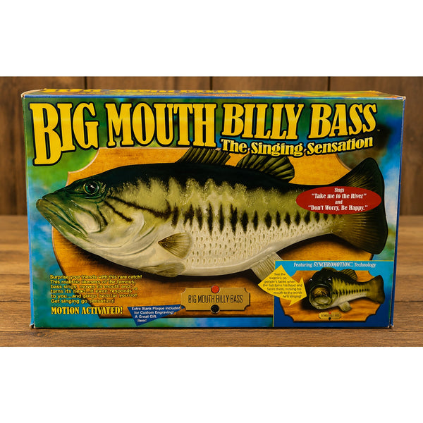 Big Mouth Billy Bass Gemmy Singing Talking Fish 1998 NEW in Box Motion Activated