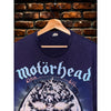 Motorhead Overkill Band T Shirt Mens L Blue Sun Faded Rock Metal Rare Vintage