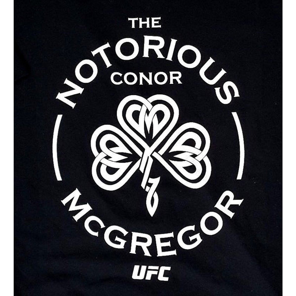UFC Conor McGregor Reebok Notorious T-Shirt Black Men's Medium NWT Shamrock