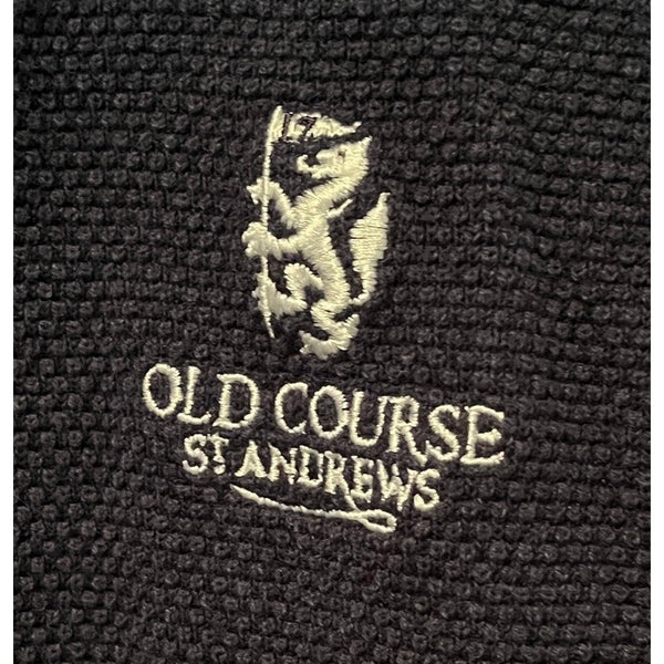Glenmuir Old Course St Andrews 1/4 Zip Golf Pullover Sz. S Blue Premium Cotton