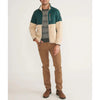 Marine Layer Archive Bariloche Sherpa Jacket Medium Green Tan Full Zip Rare NWOT