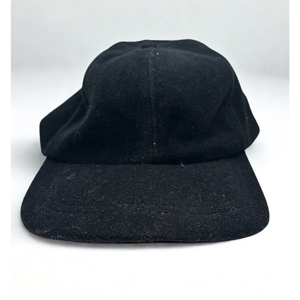 Schuman Sullivan Cashmere Hat Black XL USA Made Baseball Cap Rare Vintage