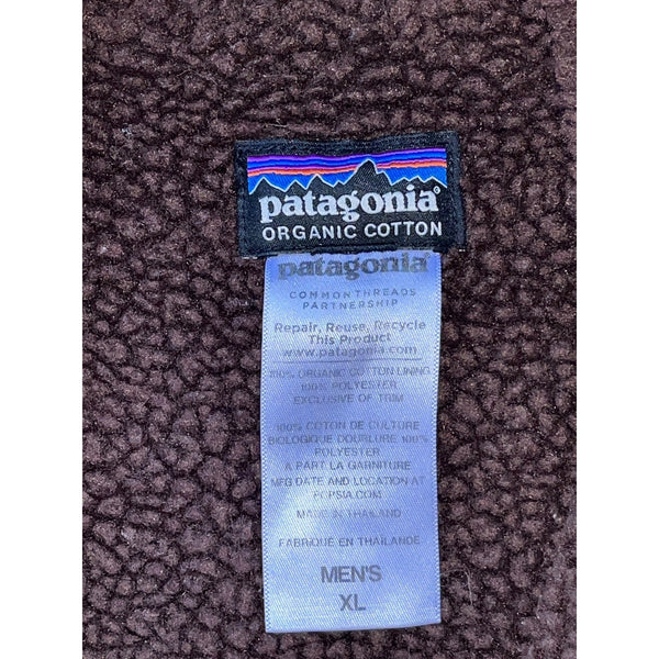 Patagonia New Belguim Brewing Fleece Lined Canvas Jacket Workwear Hoodie Sz. XL