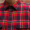 CC Filson Vintage Flannel Work Shirt 11010689 Red Black Gold Plaid Men’s Small