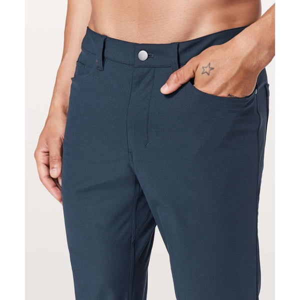 Lululemon ABC Slim-Fit Trouser Warpstreme Blue Men’s 34x36 NWOT 5 Pocket