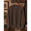 Polo Ralph Lauren Military Commando Shooting Jumper Wool Alpaca Leather Sz L